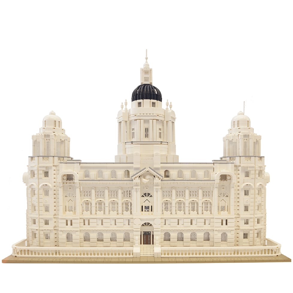 Steve's Liver Building LEGO Model