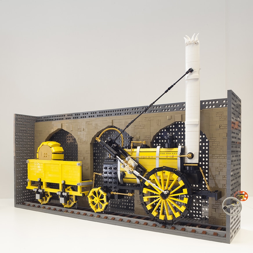 LEGO Rocket model by Steve Mayes