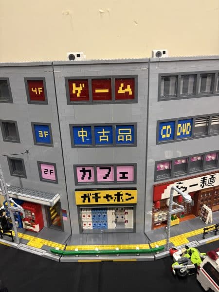 Tokyo street scene LEGO model by Ralph S at Great Western Brick Show 2026 in WIltshire
